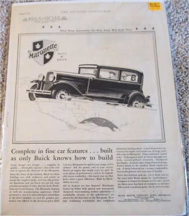 1929 Buick Marquette 2 dr sedan Christmas car ad