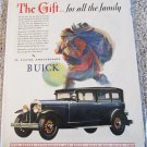 1929 Buick 4 dr sedan Christmas car ad