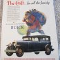 1929 Buick 4 dr sedan Christmas car ad