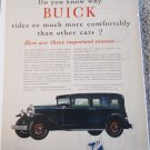 1929 Buick 4 dr sedan Do You Know Why car ad