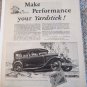1929 Buick 4 dr sedan Make Performance car ad