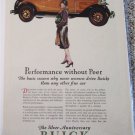 1929 Buick 3 Window Coupe Performance car ad
