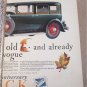 1929 Buick 4 dr sedan Only A Few Weeks car ad