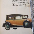 1929 Buick 4 dr sedan Revolutionary car ad