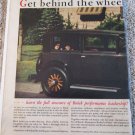 1929 Buick 2 dr sedan Get Behind The Wheel car ad #2