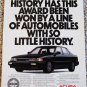 1988 Acura 4 dr sedan car ad
