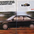 1988 Acura Integra 2 dr sedan car ad #2
