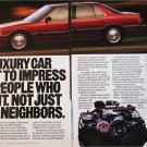 1989 Acura Legend 4 dr sedan car ad