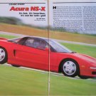 1990 Acura NS-X car article