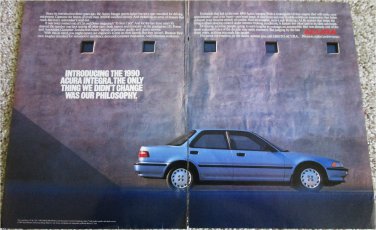 1990 Acura Integra 4 dr sedan car ad #2