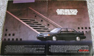 1990 Acura Legend 4 dr sedan car ad