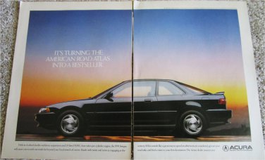 1991 Acura Integra 2 dr sedan car ad #2