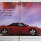 1991 Acura NSX ht car ad