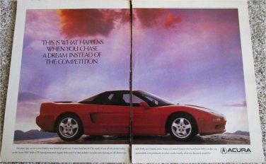 1991 Acura NSX ht car ad