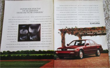 1993 Acura Vigor 4 dr sedan car ad #2