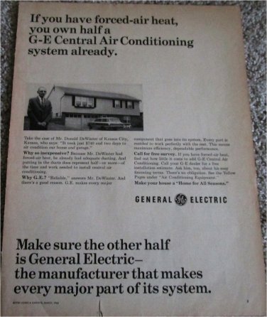 1966 GE Air Conditioning System ad