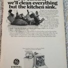 1968 GE Dish Washer ad