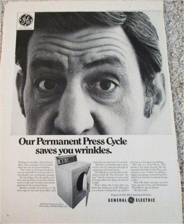 1969 GE Dryer ad