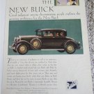 1930 Buick 5 Passenger Coupe Good Judgement car ad