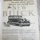 1930 Buick 4 dr sedan Stamina car ad