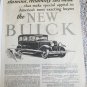 1930 Buick 4 dr sedan Stamina car ad