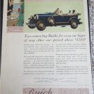 1930 Buick Convertible Women car ad