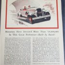 1930 Buick Marquette Convertible Motorists car ad