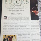 1930 Buick 4 dr sedan All The World car ad