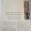 1930 Buick 4 dr sedan Buick Builds car ad
