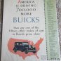 1930 Buick 4 dr sedan America car ad