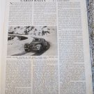 Monte Carlo Rally article featuring Sidney Allard  and his 1952 Saloon