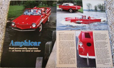 1967 Amphicar car article