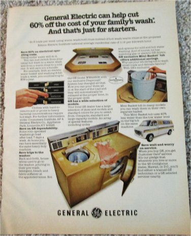 1976 GE Washer Dryer ad