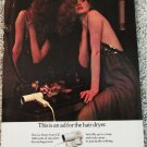 1980 GE Electric Hair Dryer ad