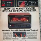 1980 GE Versatron Countertop Ovan ad