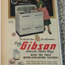 1950 Gibson Electric Range ad