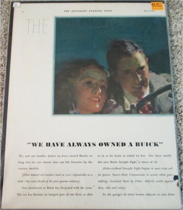 1931 Buick Eight Roadster car ad