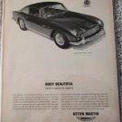 1963 Aston Martin DB4 Vantage 2 dr ht car ad
