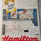 1957 Hamilton Washer & Dryer ad