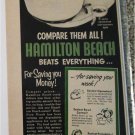1951 Hamilton Beach Mixer ad