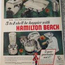 1956 Hamilton Beach Appliances ad