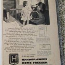 1954 Harder-Freez Home Freezer ad