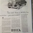 1933 Buick 4 dr sedan You Can't Beat A Buick car ad
