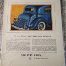 1933 Buick car ad