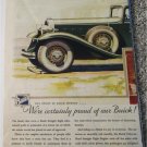 1933 Buick 2 dr sedan car ad