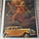 1933 Buick 4 dr sedan Buick Gives More car ad
