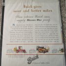 1933 Buick 4 dr sedan Buick Gives More And Better car ad