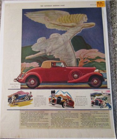 1933 Buick Roadster Buick Gives More And Better Miles