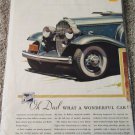 1933 Buick Convertible Oh Dad car ad
