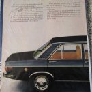 1970 Audi 100 LS 4 dr sedan What Makes A Car Move car ad